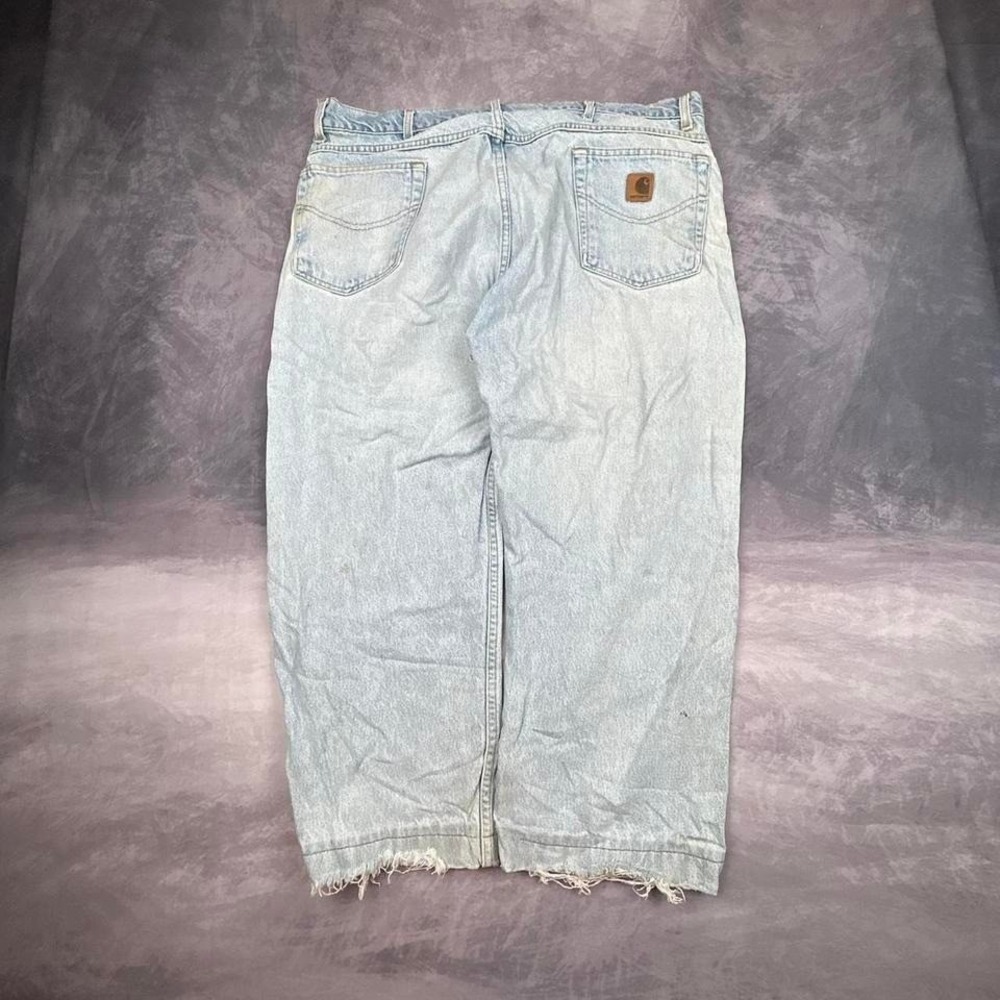 Carhartt Jeans W40 Mens Light Wash‎ Workwear Distressed